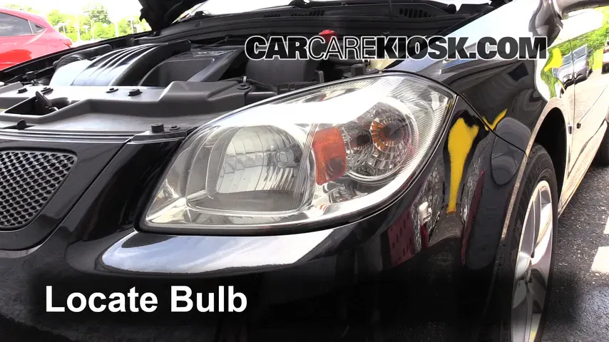 2007 Pontiac G5 2.2L 4 Cyl. Lights Highbeam (replace bulb)